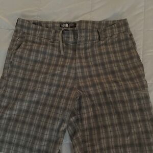 The North Face Men's Gray Plaid Pants